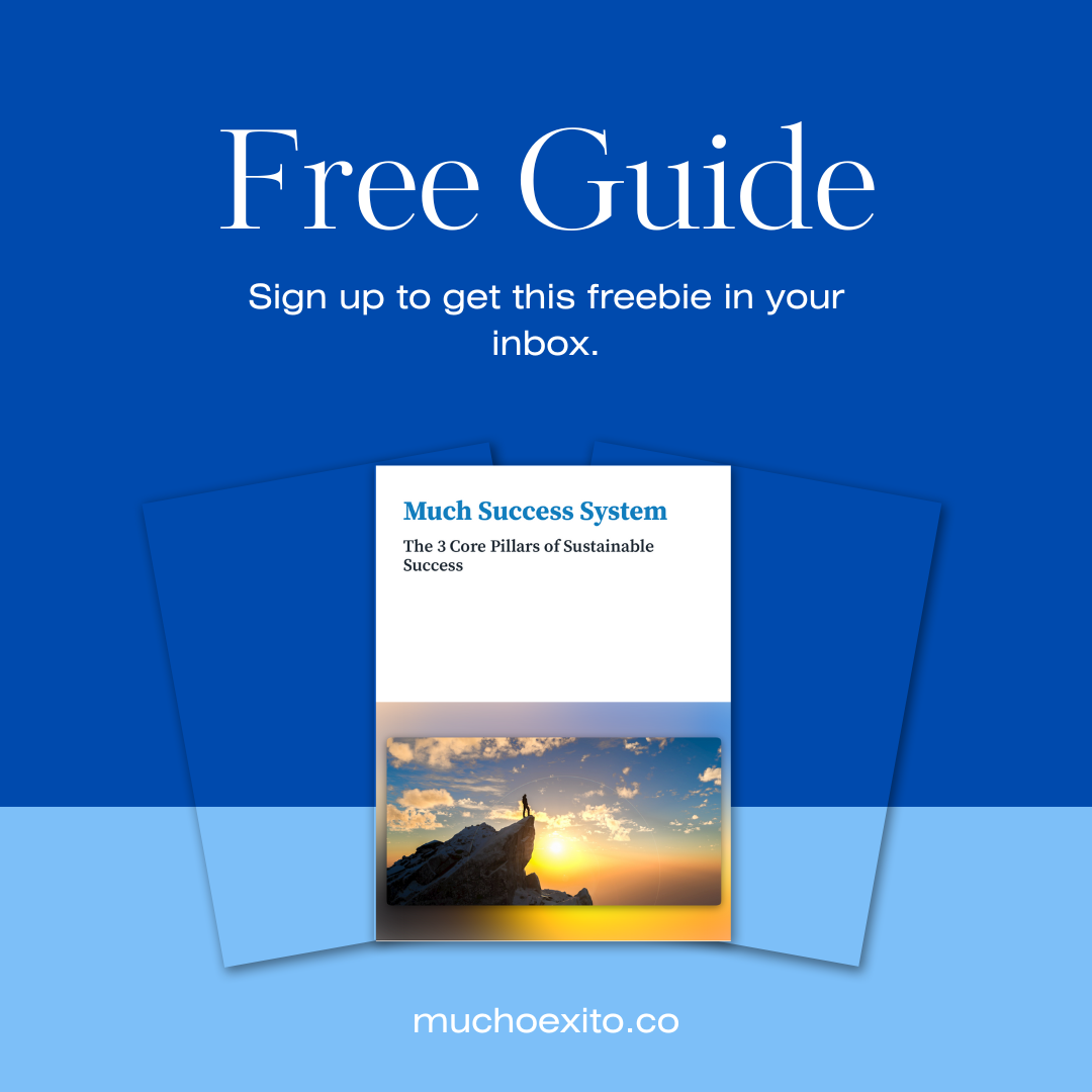 Free Guide: The 3 Core Pillars of Sustainable Success