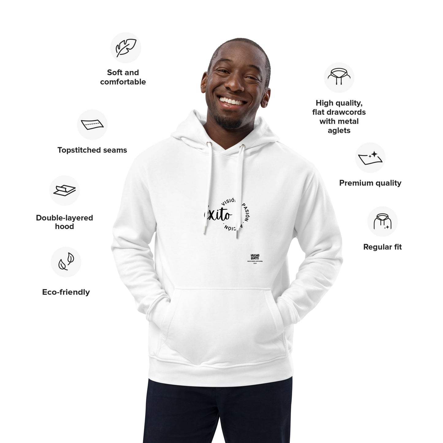 Éxito Premium Eco-Hoodie