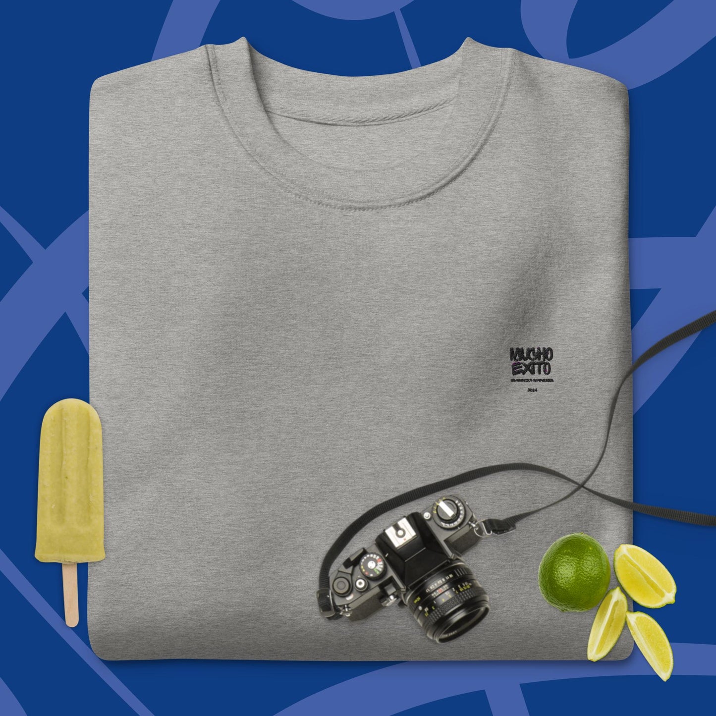 MÉxito BLK embroidery unisex Premium Sweatshirt