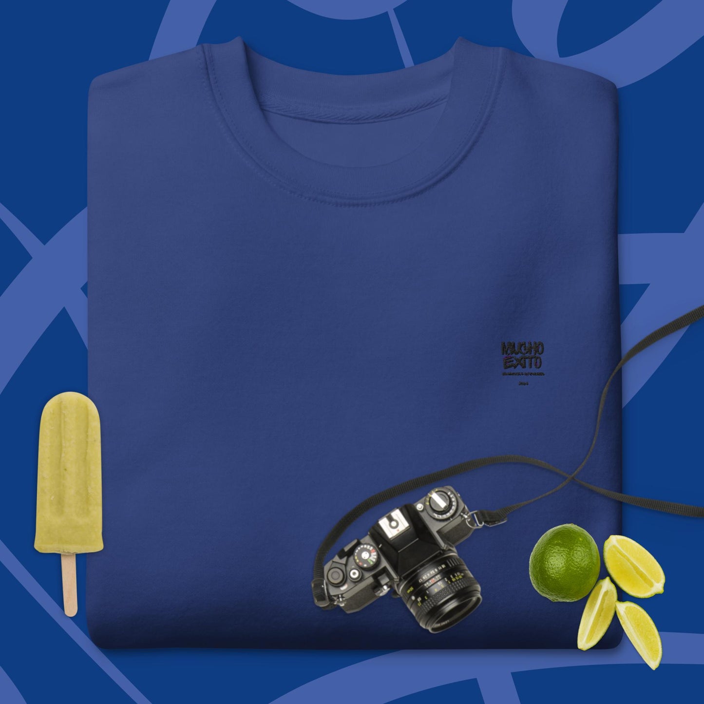 MÉxito BLK embroidery unisex Premium Sweatshirt