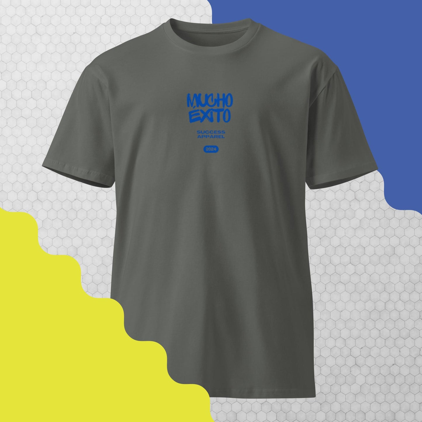 Mucho Éxito Blu unisex premium t-shirt