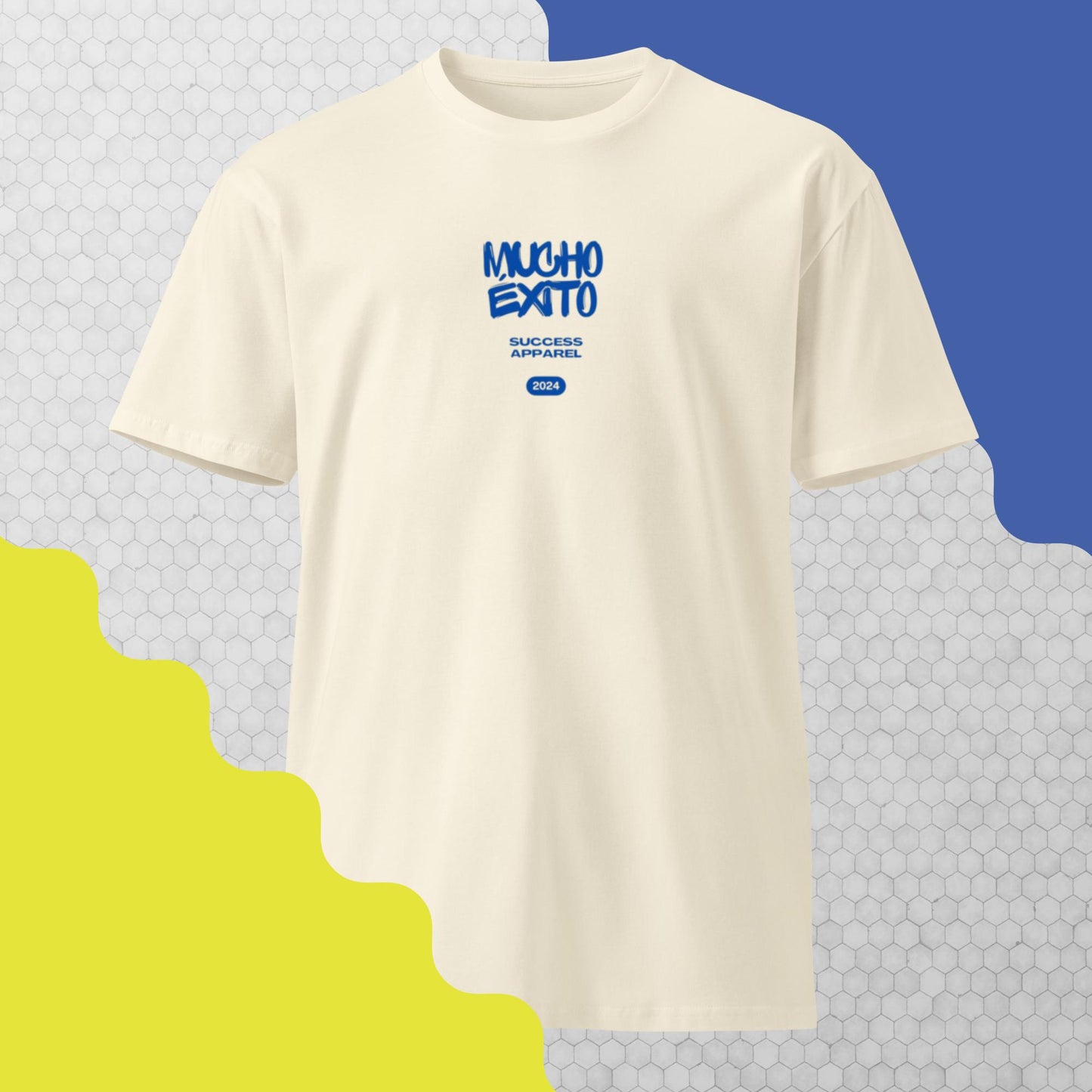 Mucho Éxito Blu unisex premium t-shirt