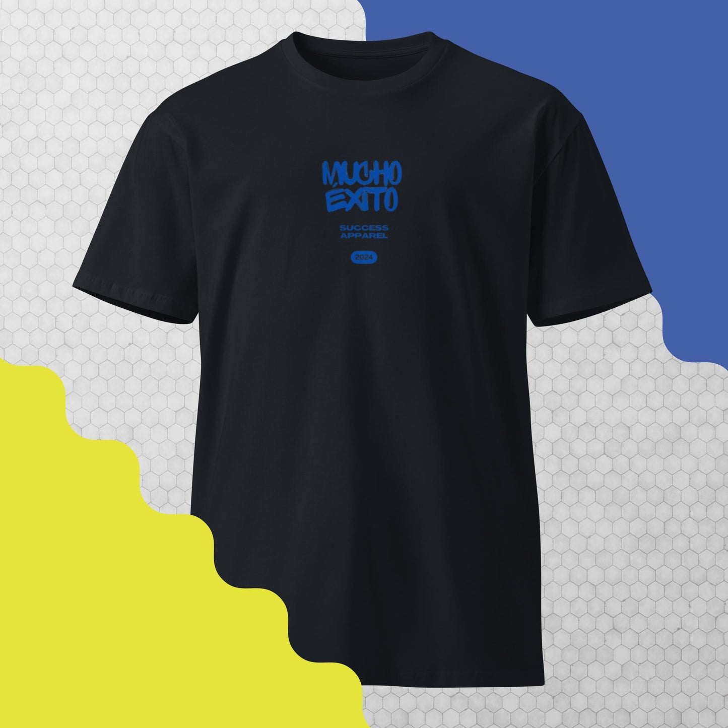 Mucho Éxito Blu unisex premium t-shirt