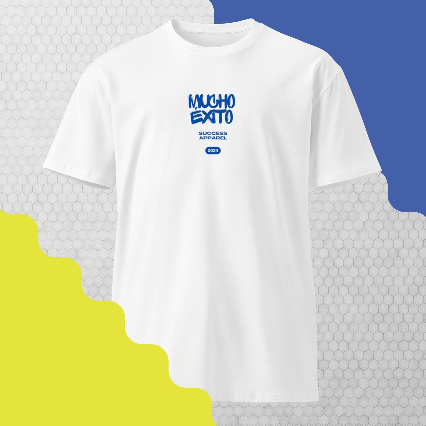 Mucho Éxito Blu unisex premium t-shirt