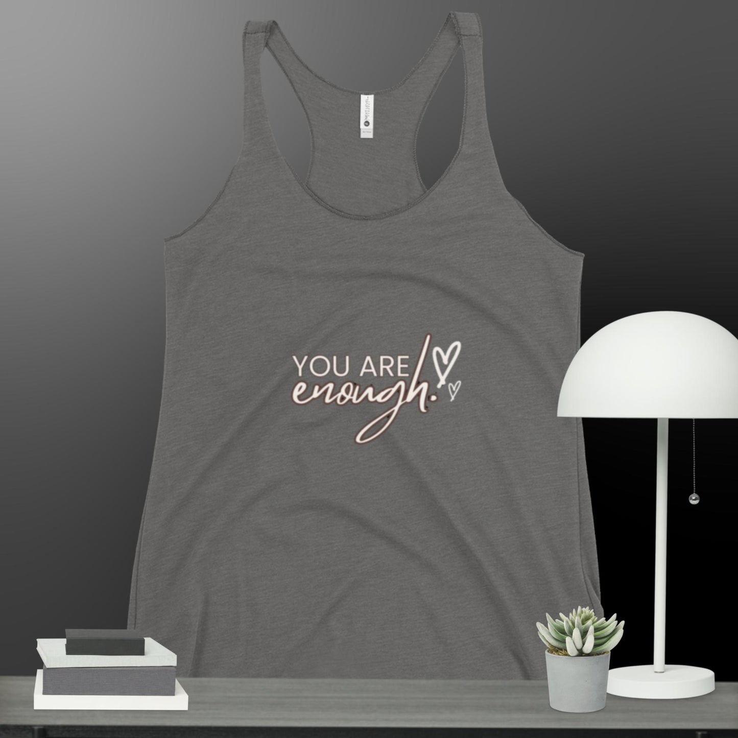 You are enough! Women's Racerback Tank