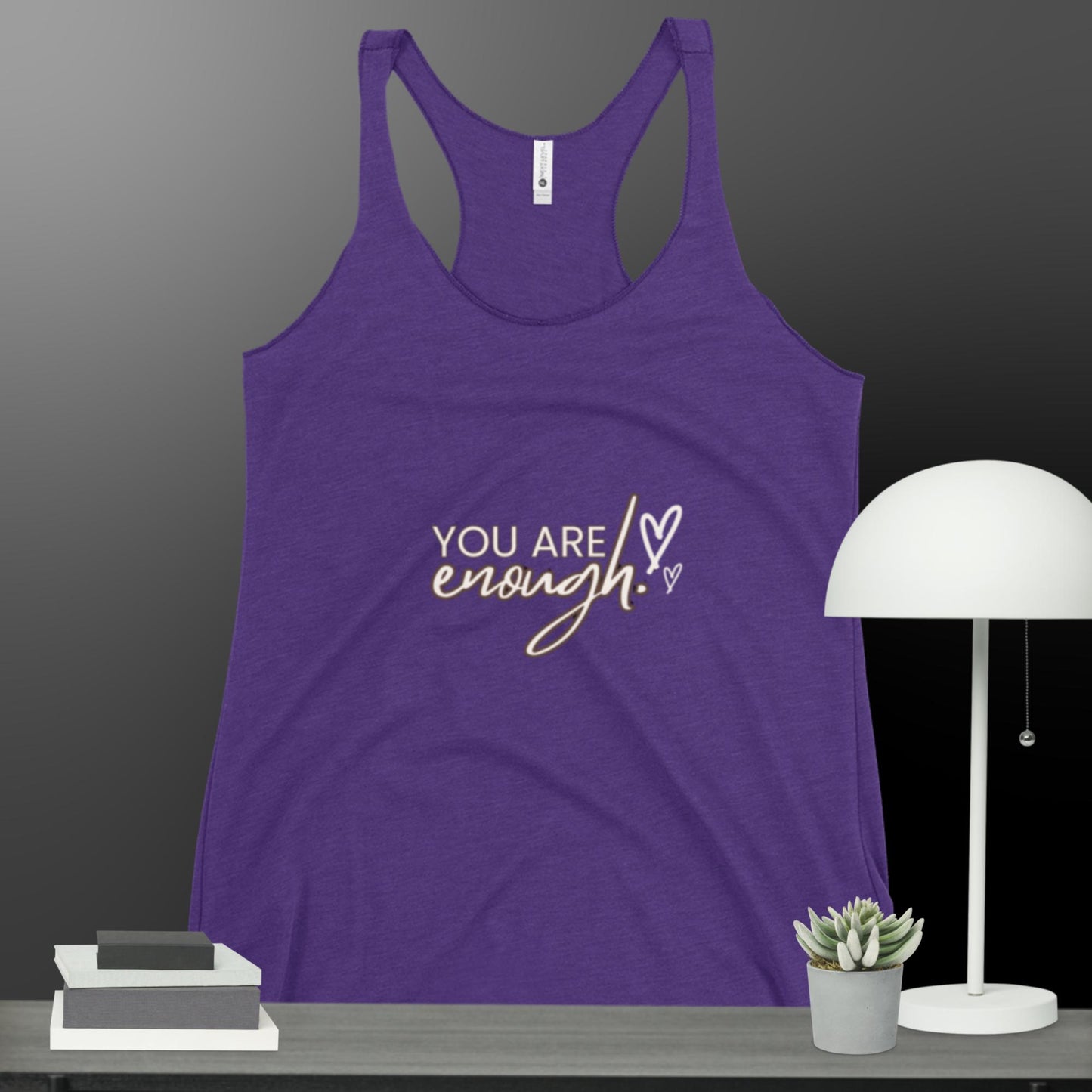 You are enough! Women's Racerback Tank