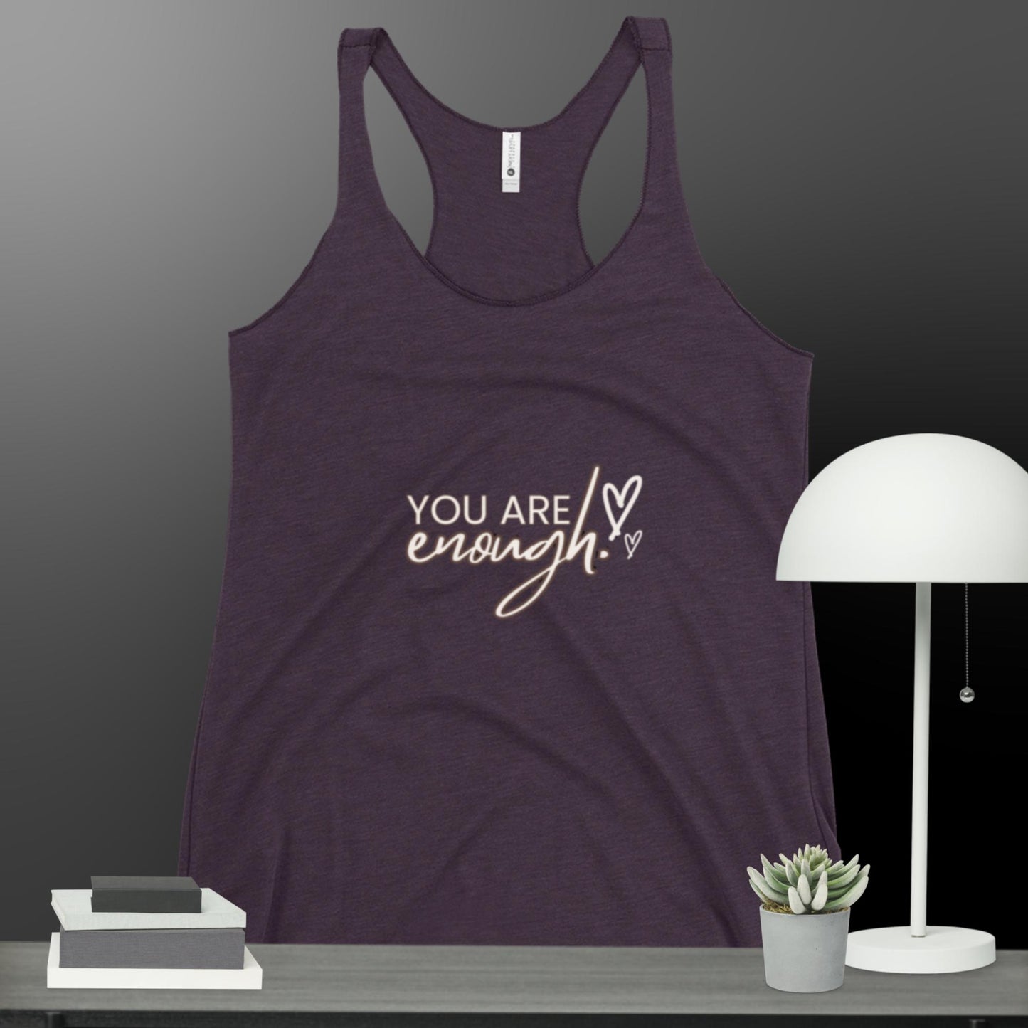 You are enough! Women's Racerback Tank
