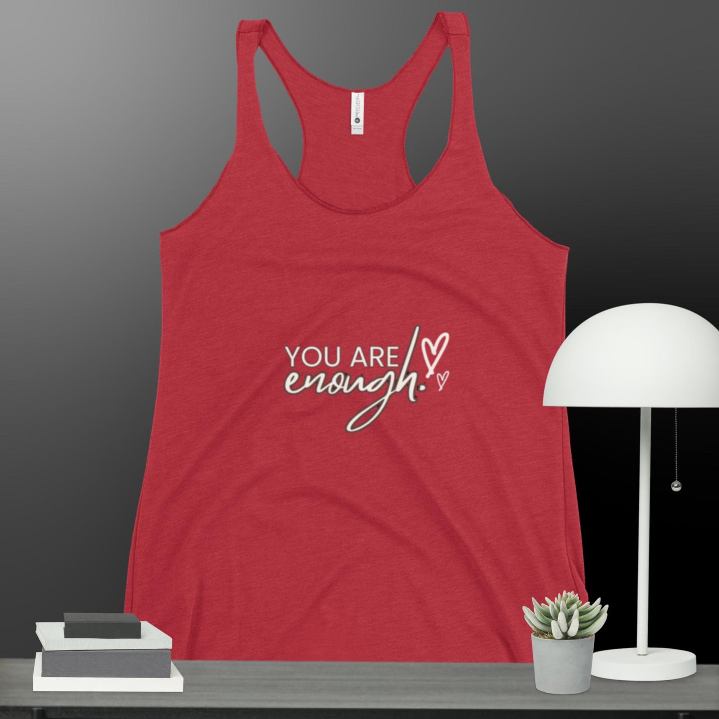 You are enough! Women's Racerback Tank