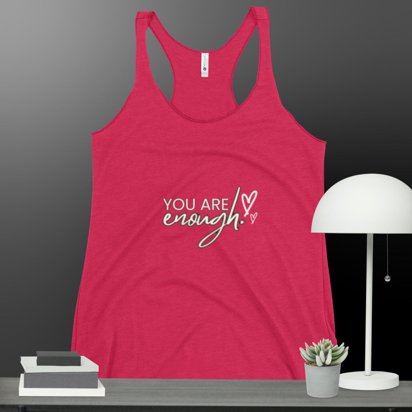 You are enough! Women's Racerback Tank
